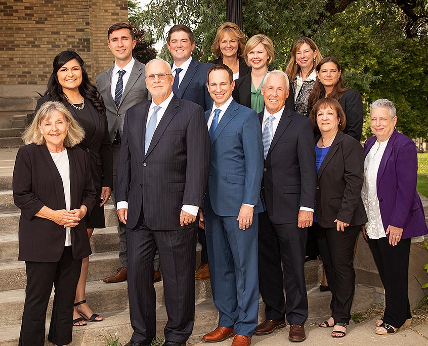 Photo of the attorneys and staff of Domer Law, S.C.