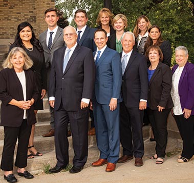Photo of the attorneys and staff of Domer Law, S.C.